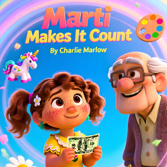When Marti gets a crisp twenty-dollar bill for her 8th birthday, she’s sure it’s meant for sparkly toys—until one challenge changes everything. Her adventure leads her to discover that the best treasures aren’t bought, but shared.